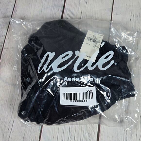 Aerie Scoop Bikini‎ Top Black XL NWT - Picture 7 of 7